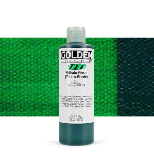 Fluid Acrylic - 237ml Bottle - Phth Gn YS IV