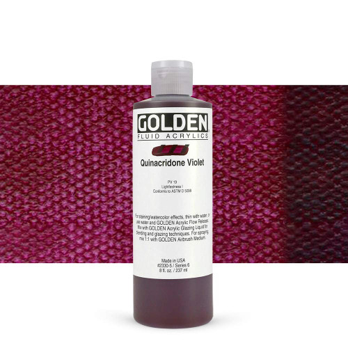 Fluid Acrylic - 237ml Bottle - Quin Violet VI