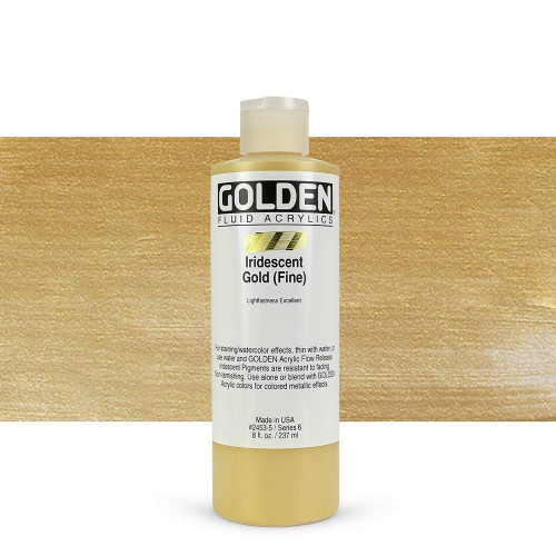 Fluid Acrylic - 237ml Bottle - Irid Gold F VI