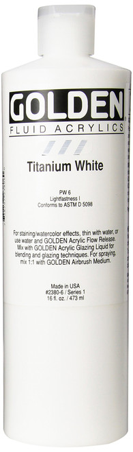 Fluid Acrylic - 473ml Bottle - Titanium White I