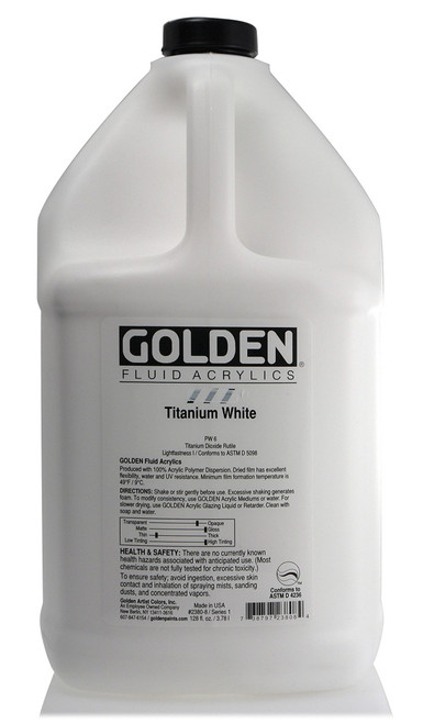 Fluid Acrylic - 3.78L Bottle - Titanium White I