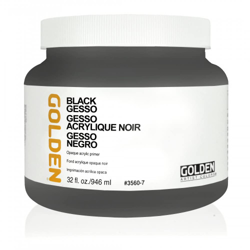 Black Gesso - 946ml Jar