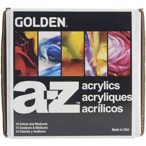 Golden A-Z Acrylic EXPLORER Box set of 14