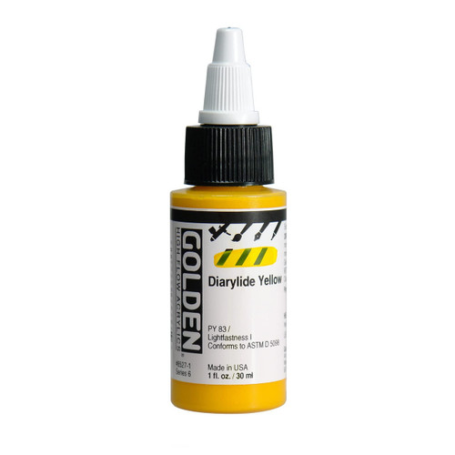 High Flow Acrylic - 30ml Bottle - Dairylide Yellow