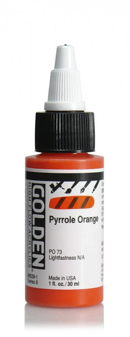 High Flow Acrylic - 30ml Bottle - Pyrrole Orange