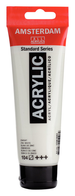 Amsterdam Acryl.Stand.120ml Zinc White