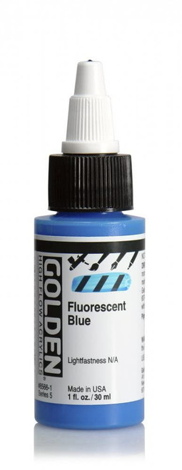 High Flow Acrylic - 30ml Bottle - Fluorescent Blue
