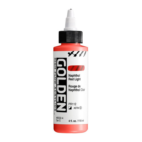 High Flow Acrylic - 118ml Bottle - Naphthol Red Light