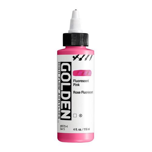 High Flow Acrylic - 118ml Bottle - Fluorescent Pink