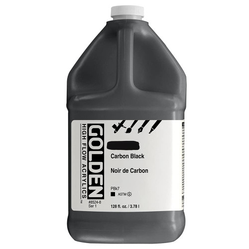 High Flow Acrylic - 3.78L Bottle - Carbon Black