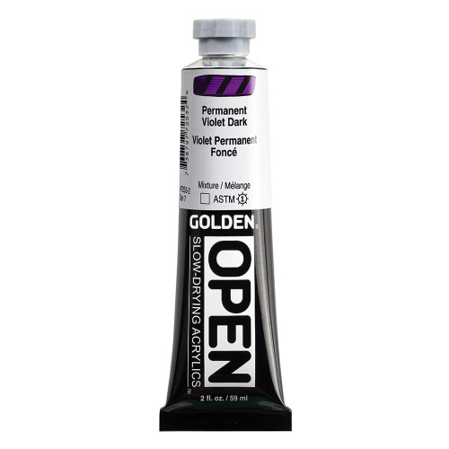 Open Acrylic - 59ml Tube - Permanent Violet Dark VII