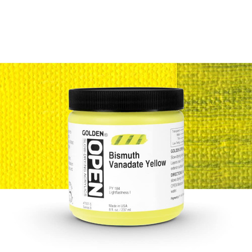 Open Acrylic - 237ml Jar - Bismuth Vanadate Yellow IX