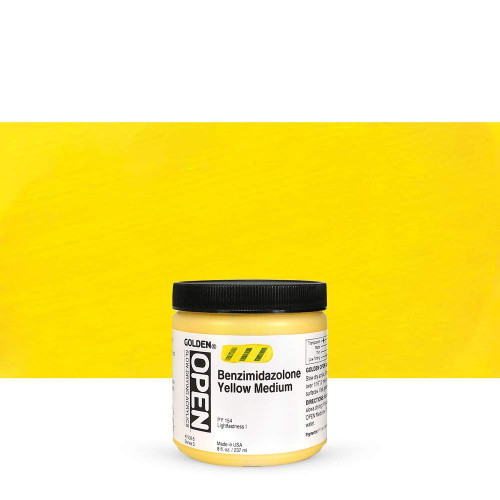 Open Acrylic - 237ml Jar - Benzimidazolone Yellow Medium III
