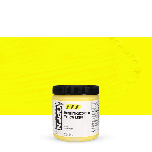 Open Acrylic - 237ml Jar - Benzimidazolone Yellow Light III