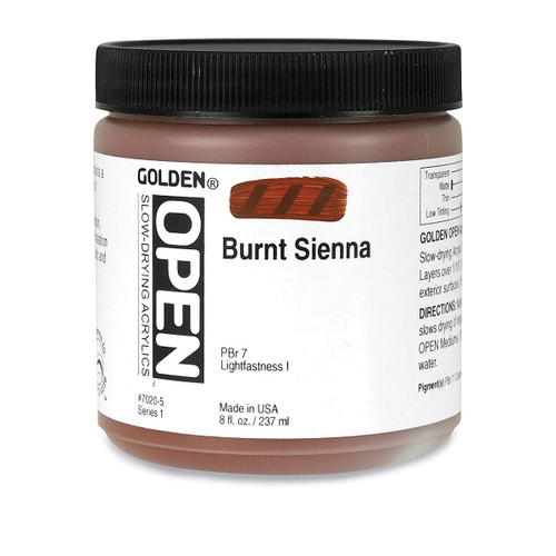 Open Acrylic - 237ml Jar - Burnt Sienna I