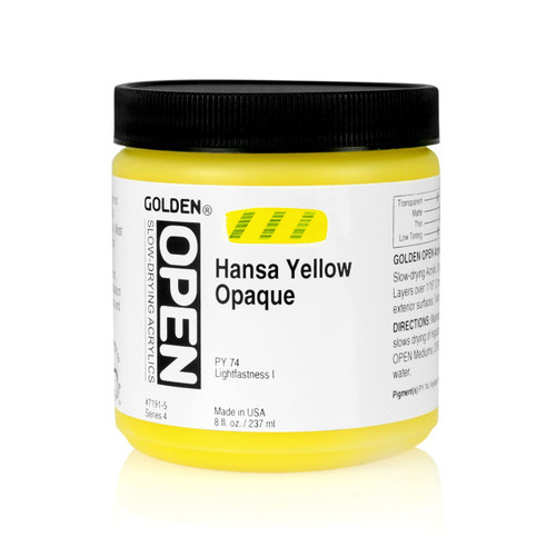 Open Acrylic - 237ml Jar - Hansa Yell Opaque IV