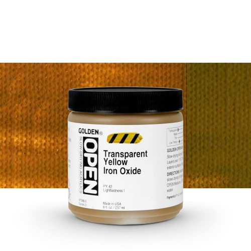Open Acrylic - 237ml Jar - Trans Yellow Iron Oxide III