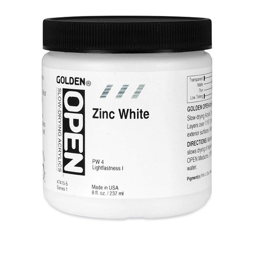 Open Acrylic - 237ml Jar - Zinc White I