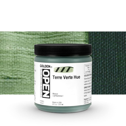 Open Acrylic - 237ml Jar - Terre Verte Hue I