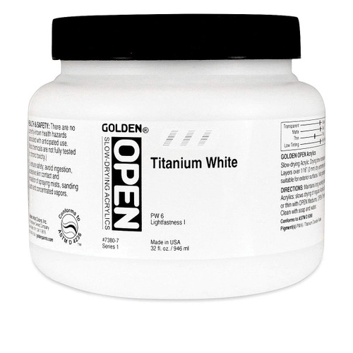 Open Acrylic - 946ml Jar - Titanium White I