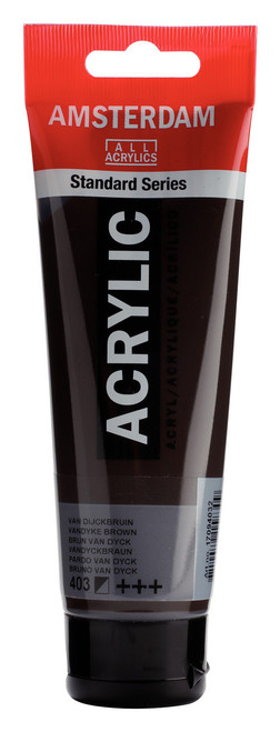 Amsterdam Acryl.Stand.120ml Vandyke Brown