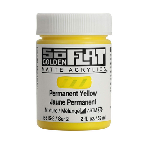 SoFLAT MATTE Golden - 59ml Jar - Permanent Yellow
