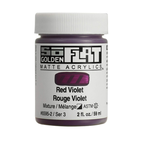 SoFLAT MATTE Golden - 59ml Jar - Red Violet