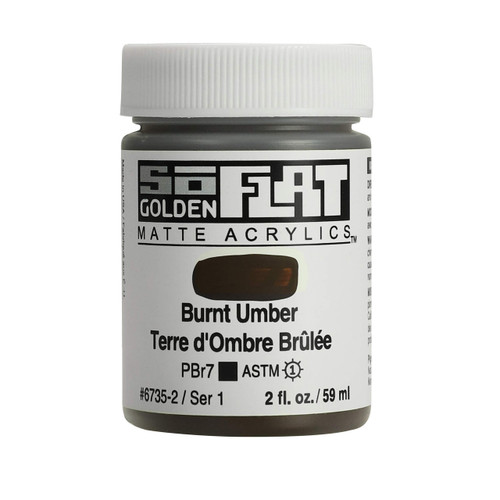 SoFLAT MATTE Golden - 59ml Jar - Burnt Umber