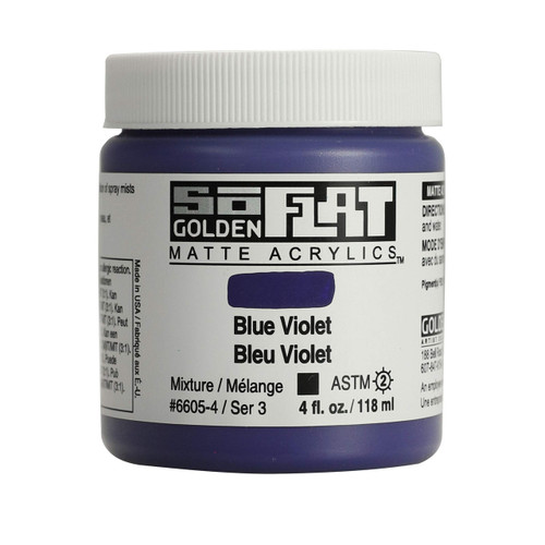 SoFLAT MATTE Golden - 118ml Jar - Blue Violet