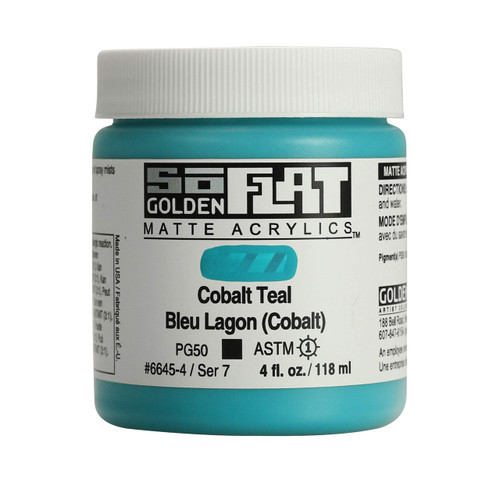 SoFLAT MATTE Golden - 118ml Jar - Cobalt Teal