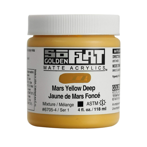 SoFLAT MATTE Golden - 118ml Jar - Mars Yellow Deep