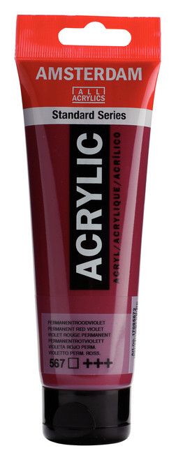 Amsterdam Acryl.Stand.120ml Permanent Red Violet