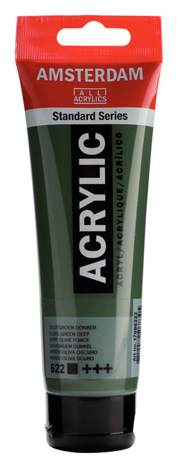 Amsterdam Acryl.Stand.120ml Olive Green Deep
