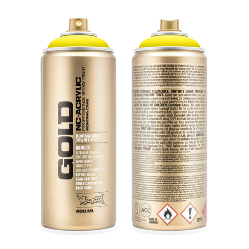 MontanaGOLD 400ml - Power/Process 100% Yellow