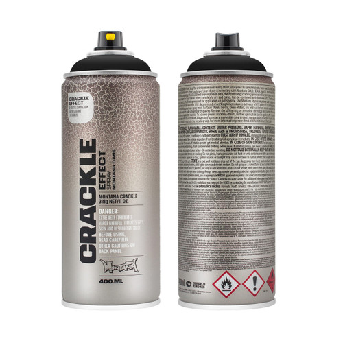MontanaGOLD 400ml CRACKLE EFFECT - Traffic Black