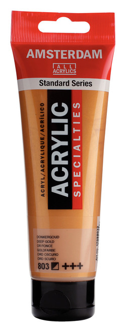 Amsterdam Acryl.Stand.120ml Deep Gold