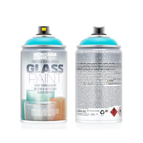 Montana 250ml FROSTED Glass Spray - Matt TEAL