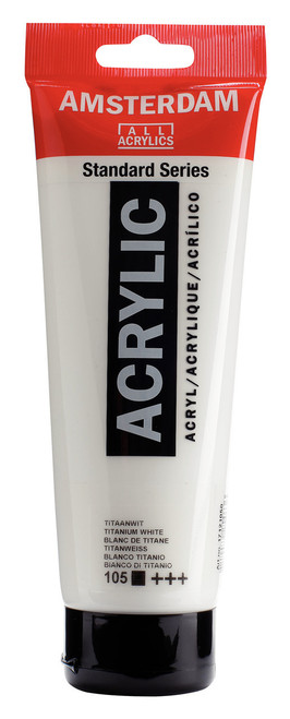 Amsterdam Acryl.Stand.250ml Titanium White