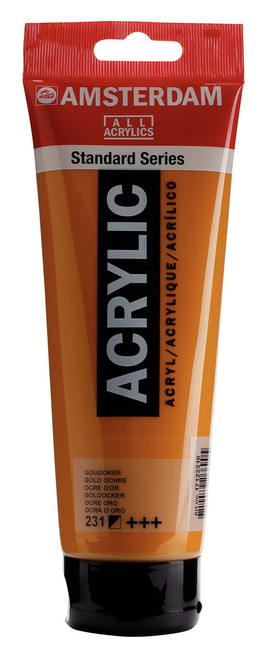 Amsterdam Acryl.Stand.250ml Gold Ochre