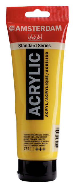 Amsterdam Acryl.Stand.250ml Transparent Yellow Medium