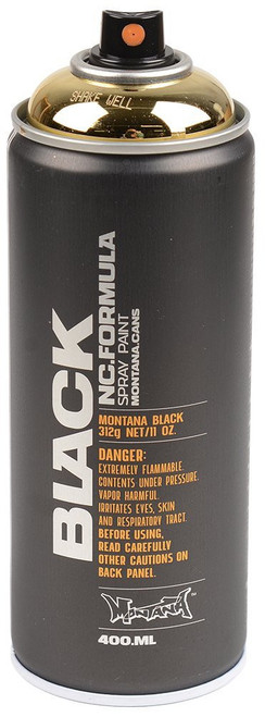 MontanaBLACK 400ml - GOLD chrome