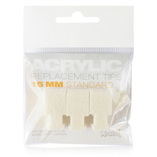 Montana ACRYLIC - TIP (pk of 3) - 15mm