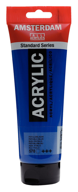 Amsterdam Acryl.Stand.250ml Phthalo Blue