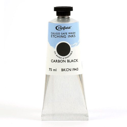 CALIGO SAFE WASH Etching Ink - 75ml Tube - Carbon Black