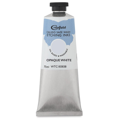 CALIGO SAFE WASH Etching Ink - 75ml Tube - Opaque White