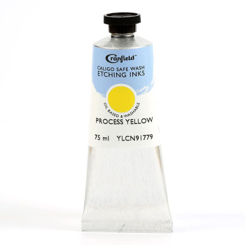 CALIGO SAFE WASH Etching Ink - 75ml Tube - Arylide Process Yellow