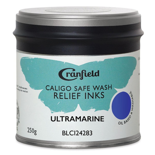 CALIGO SAFE WASH Relief Ink - 250ml Tin - Ultramarine