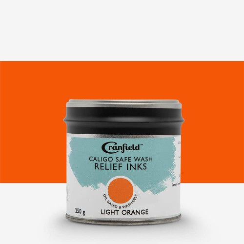 CALIGO SAFE WASH Relief Ink - 250ml Tin - Light Orange
