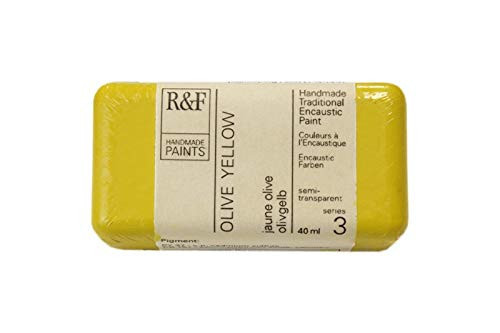 40ml - Encaustic - Olive Yellow III