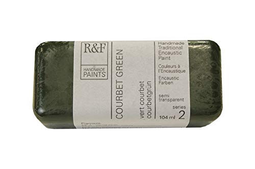 104ml - Encaustic - Courbet Green II